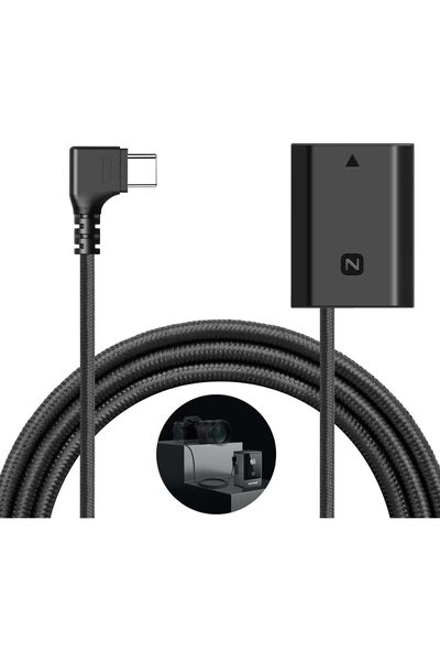 NEEWER مخرج USB C إلى بطارية وهمية NP-FZ100 بقوة 8.2 فولت، يحل محل بطارية NP-...