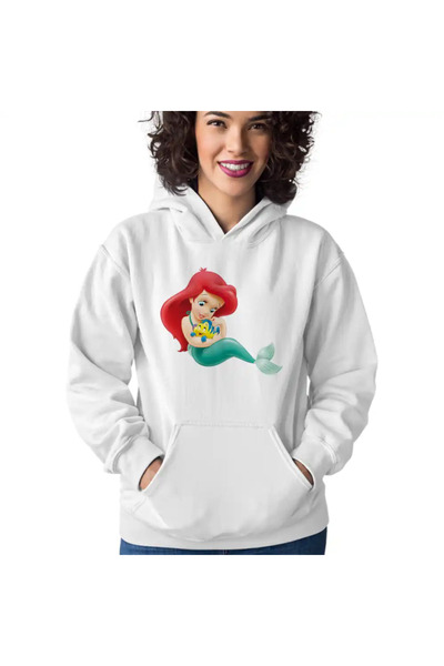 OEM Hanorac Femei Mica Sirena Baby Flounder Ariel Little Mermaid