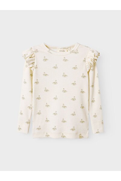 Lil' Atelier Oberteil mit langen Ärmeln Slim Fit