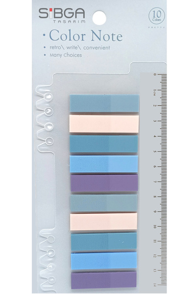sibga tasarım Post-it colorat transparent Post-it Post-it. Semn de carte Semn de carte Postit Autocolant Hârtie de notițe 200 de coli