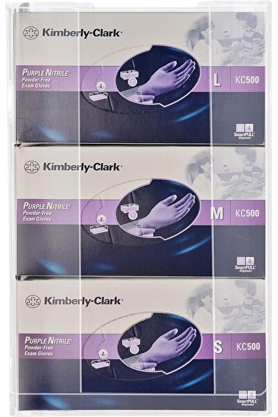 Slasa Wall-Mounted Clear Acrylic Glove Box Organizer (26.1 × 9.6 × 40.6 cm) –...