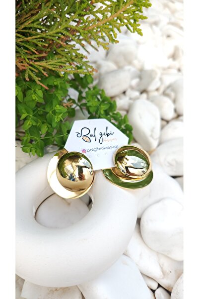 Bujiteri Çelik Büyük Küçük küpe