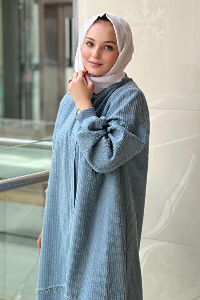 Ghisa Pis Stitched Full-Length Zippered Denim Cotton Cap