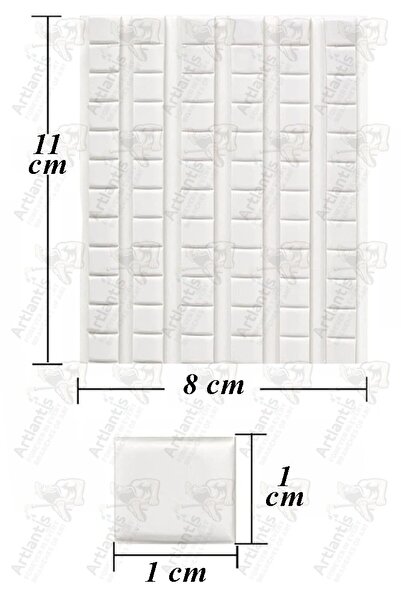 Artlantis Hamur Yapıştırıcı Tack-it 50gr 2 Paket Silka 65 Parça Macun Sakız Yapıştırıcı Takıt Çerçeve Afiş Duv