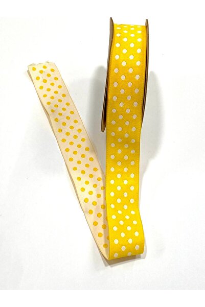 karantuhafiye شريط منسوج منقط على الوجهين / 10 ياردات / 25 ملم