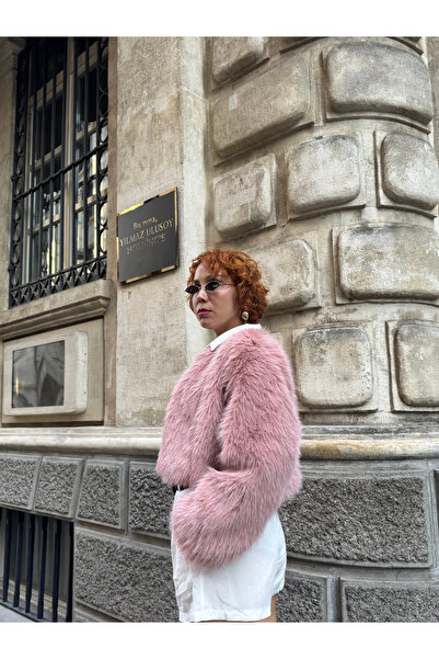 Bak'ap Κοντό μπουφάν από ψεύτικη γούνα με επένδυση Premium