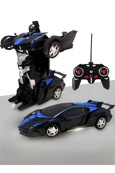 fun zone DUNISO 2-in-1 remote control car and conversion robot model kit wireless remote control toy car simu