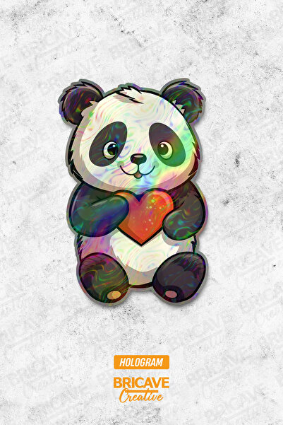 Bricave Kalpli Panda Sticker Araba Motosiklet Kask Laptop Cam Etiket Sticker ...