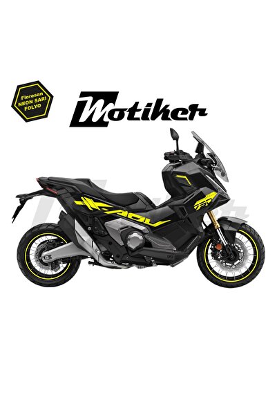 Motiker Honda X-ADV 750 Sticker 2025 Özel Tasarım Sticker Etiket Modeli Neon ...