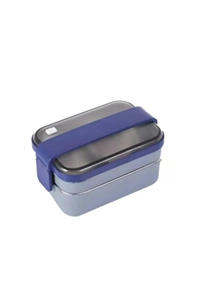 Vagonlife Κουτί μεσημεριανού γεύματος Ατσάλινο Γκρι-Μωβ Κουτί Τροφοδοσίας-Κουτί Τροφοδοσίας 1200 ml BL20183