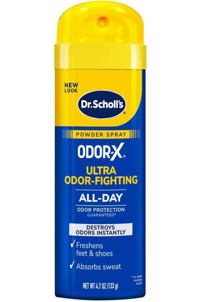 Genrics بخاخ بودرة مزيل للروائح الكريهة من أودور-إكس، 4.7 أونصة