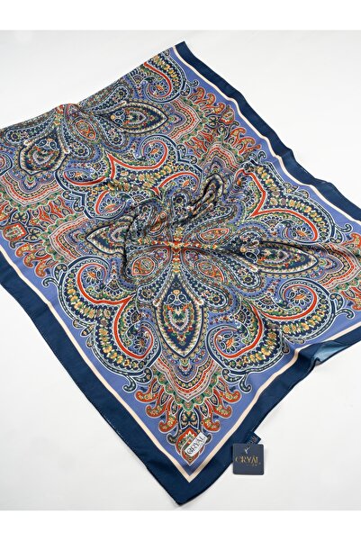 Guzeka شال شولن الناعم - أزرق داكن