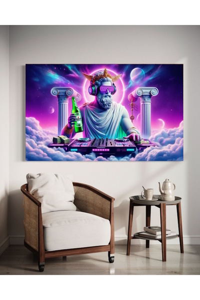 özkacar STATUATUL DJ ROMA Acasă Perete Salon Salon de înfrumusețare Birou Mag...