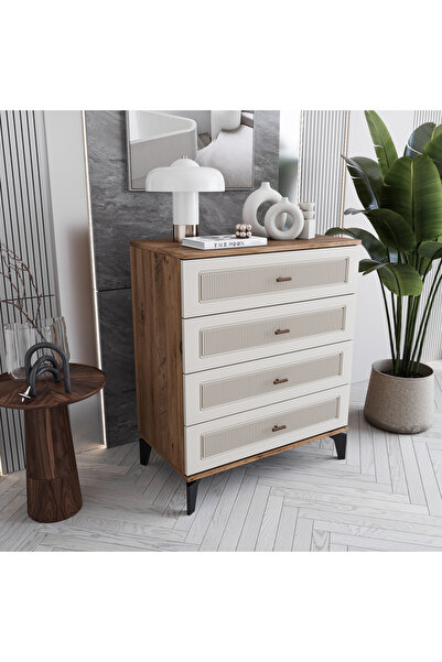 MONZIO Libra 4 Çekmeceli Şifonyer %100 MDF