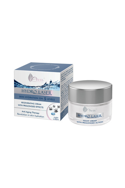 Ava Laboratorium افا هيدرو ليزر كريم ليلي مجدد للبشرة بتأثير طويل المدى 50 مل