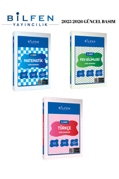 Bilfen Yayıncılık BİLFEN YAYINLARI 3.SINIF SORU BANKASI SETİ 3LÜ 2025 2026