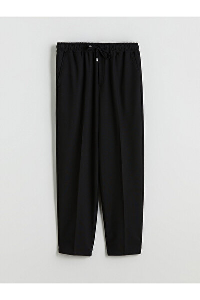 LC Waikiki Carrot Cut Women's Trousers with Elastic Waist