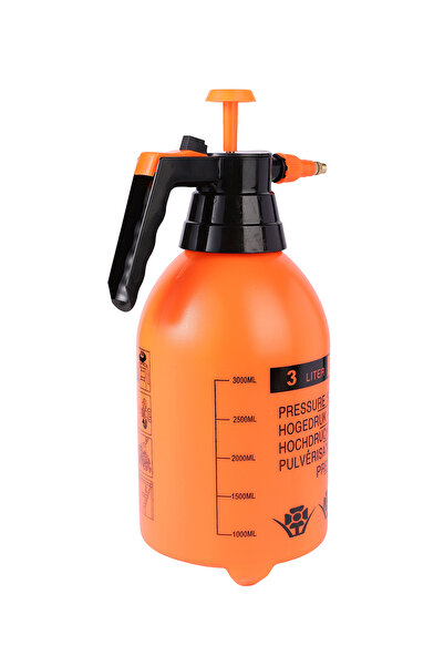 Lawazim زجاجة بخاخ ضغط مضخة - بخاخ محمول مانع للتسرب للحديقة والتنظيف سعة 3 لتر