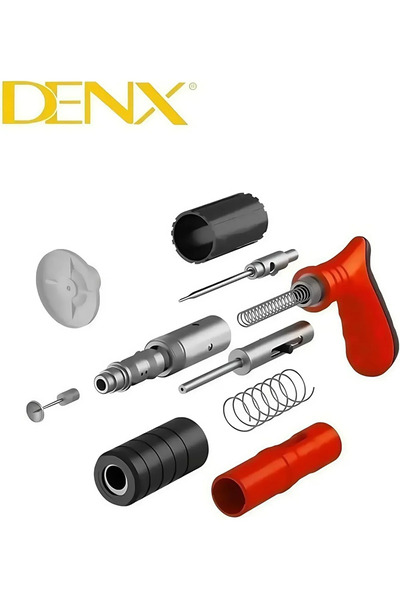 Denx Nail gun and air drill for steel penetration and fastening.