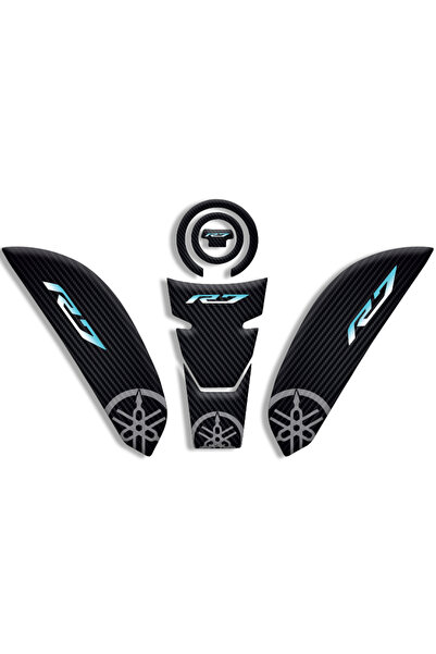 Generic Brand SET PROTECȚIE REZERVOR MOTOCICLETĂ YAMAHA R6 (2021/2024) COMPAT...