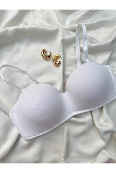 İNKO İÇ GİYİM White Recovery Underwire Unpadded Strapless Bra