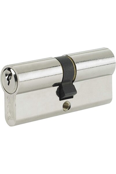 Yale Euro Double Cylinder, 3 Keys Included, Standard Security, Nickel Finish, 30:10:30 (70 mm)