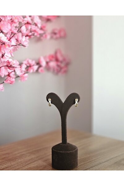 XUPING JEWELRY Küçük Taşlı Halka Küpe XUPING