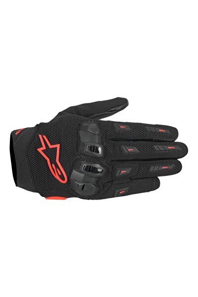 Alpinestars SP X 5 Air Korumalı Motosiklet Eldiveni Siyah Kırmızı