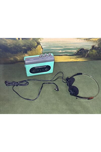 tayfuntufan antika koleksiyon popart 1980 ler stereo walkman - kulaklığı ile ...