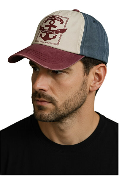 HatClub Exclusive Pălărie sportivă pentru bărbați, în stil marin, cu tematică...