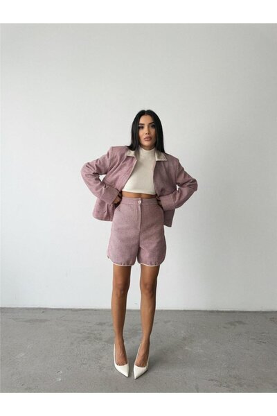 Genel Markalar KAŞE KISA ŞORT - Gül Kurusu