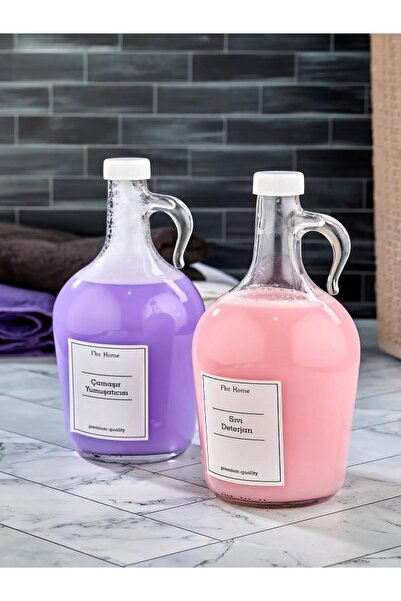 Tasarım Evi 2-пакетний рідкий пральний порошок та кондиціонер для білизни, пляшка 1500 мл, скляний галон