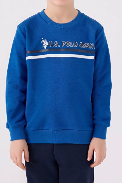 U.S. Polo Assn. Erkek Çocuk Mavi Eşofman Takımı