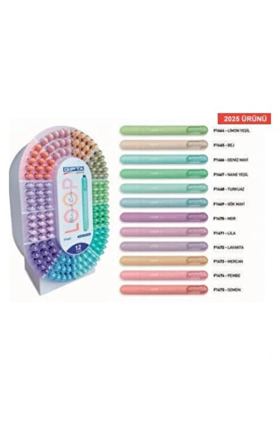 GIPTA ET GIPTA LOOP PASTEL FOSFORLU MARKÖR PEMBE