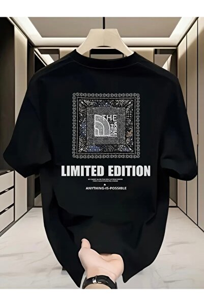 mercoledi TRIUC DE MĂRIME MARE CU Gâtul Crew Imprimat EDIȚIE LIMITATĂ