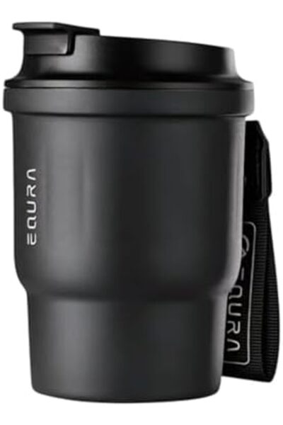 ENUR I diD Insulated Tumbler, 450mL, Stainless Steel, 10 Hours Cold/8 Hours Hot, Black