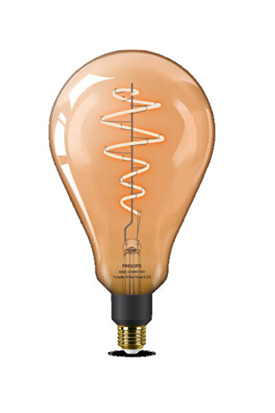 Philips Bec LED inteligent vintage filament chihlimbariu, Wi-Fi, Bluetooth, PS160, E27, 6W (25W), 39