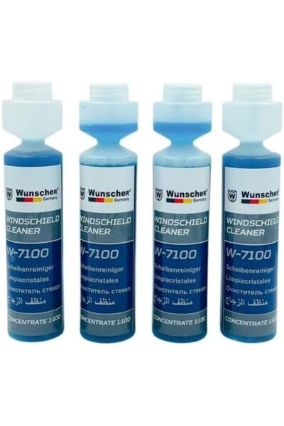 CFT Wunscher Germeny Clear View 1:100 Windscreen Washer | Eradicates Dazzling and Greasy Films | Removes