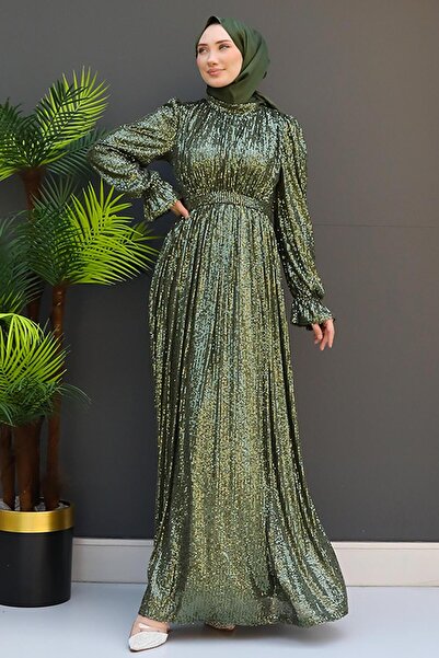 giz astore Pul Payet Kelebek Abiye Haki