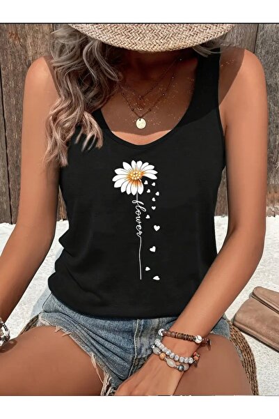 Deocept TRICOU DE DAMĂ HOWER CU IMPRIMEU MARGARETĂ