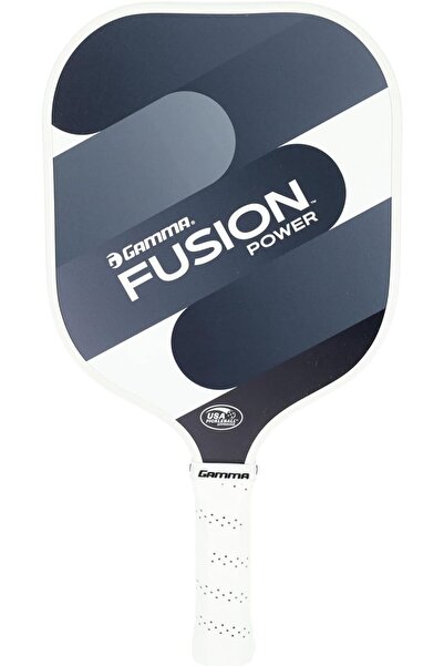 Gamma Fusion Power Pickleball Paddle| 8.25-Inch Wide Fiberglass Surface | for All Skill Level| Black