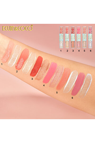 kevin coco مجموعة أحمر خدود وهايلايتر مزدوج –إشراقة طبيعية ولمسة متوهجة تدوم طوال اليوم مجموعة بلاشر وهايلايتر