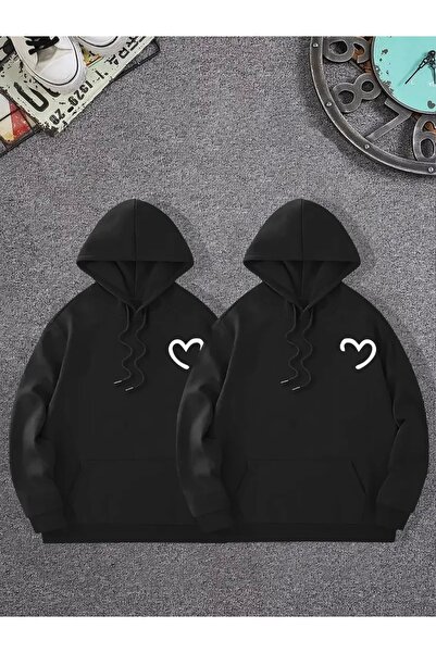 Deocept Hanorac cu glugă UNISEX FEMEI/BĂRBAȚI CU COMBINĂ DUBLĂ IMPRIMATĂ