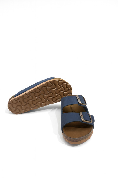 Eren Premium Ortopedik Deri Terlik