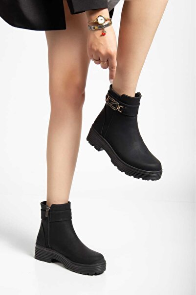 yezy shoes Γυναικείες μπότες Linna με αγκράφα στο πλάι, ανθεκτικές στο κρύο