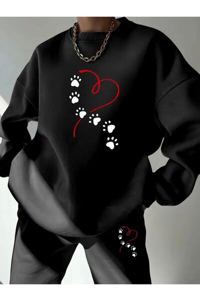 Deocept ΣΕΤ ΦΟΡΜΑΣ UNISEX OVERSIZE ΠΟΔΗΛΑΤΟ ΚΑΡΔΙΑ ΠΑΤΑ