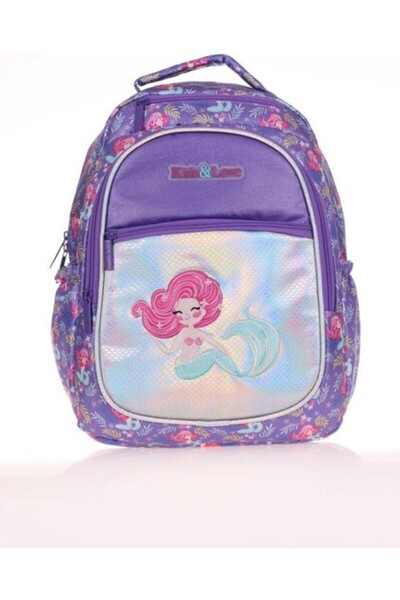 KAUKKO Kids&love Sırt Çantası Aynalı Simli Mermaid L5097