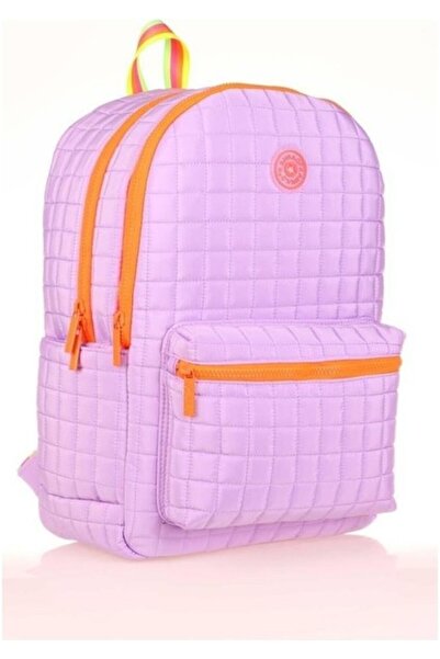 KAUKKO Quilted Backpack Lilac K1772
