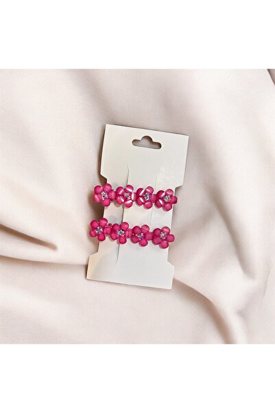 Store Pink Flower Double Clamp Buckle