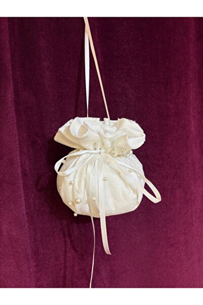 Tasarım İncili Gelin Takı Kesesi